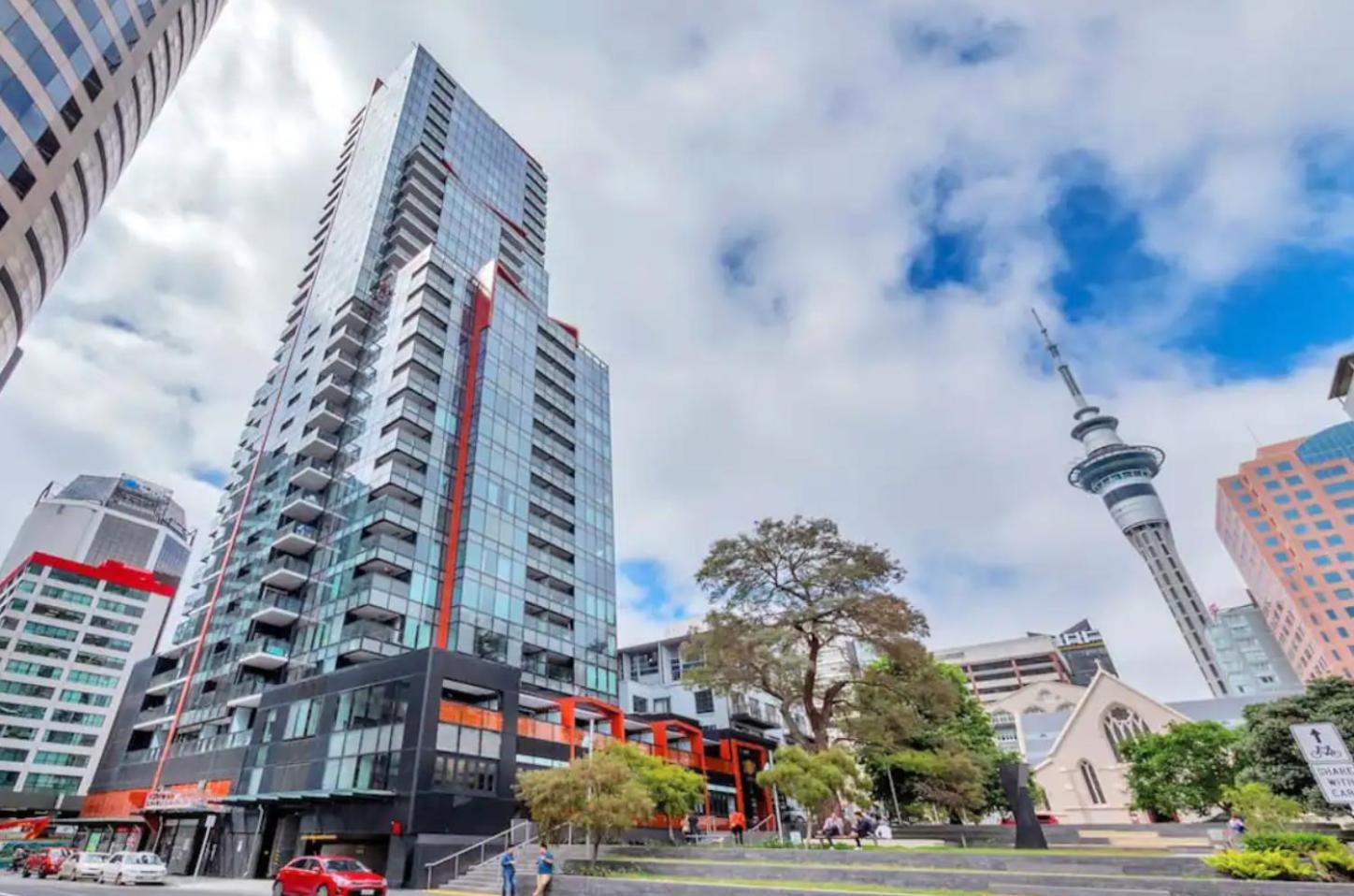 Top Floor Harbour View And Skytower View Apartment In Cbd Auckland Luaran gambar