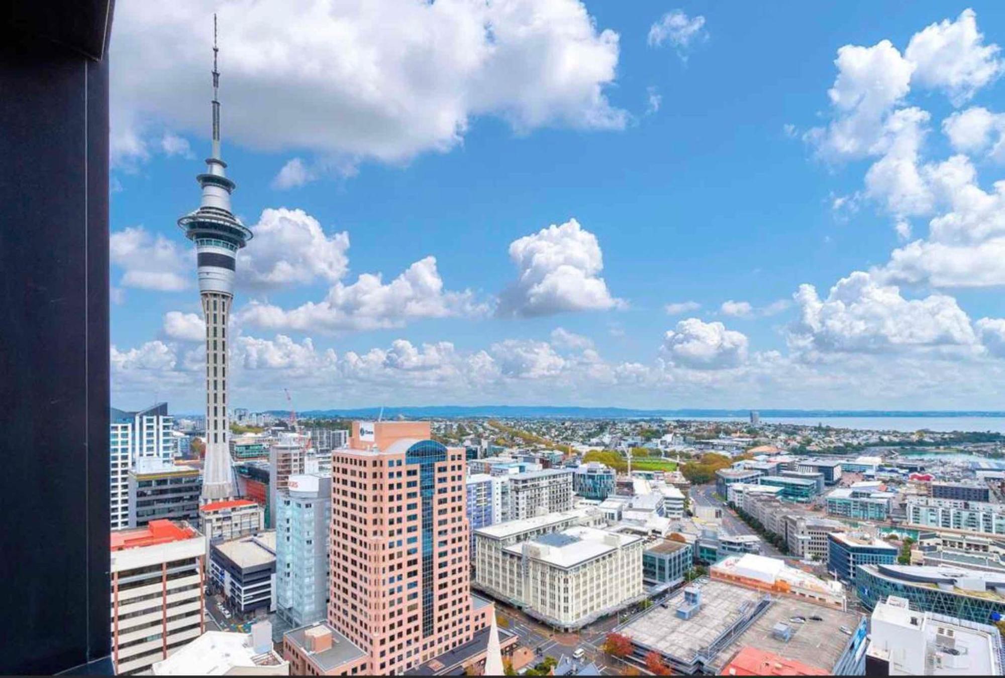 Top Floor Harbour View And Skytower View Apartment In Cbd Auckland Luaran gambar